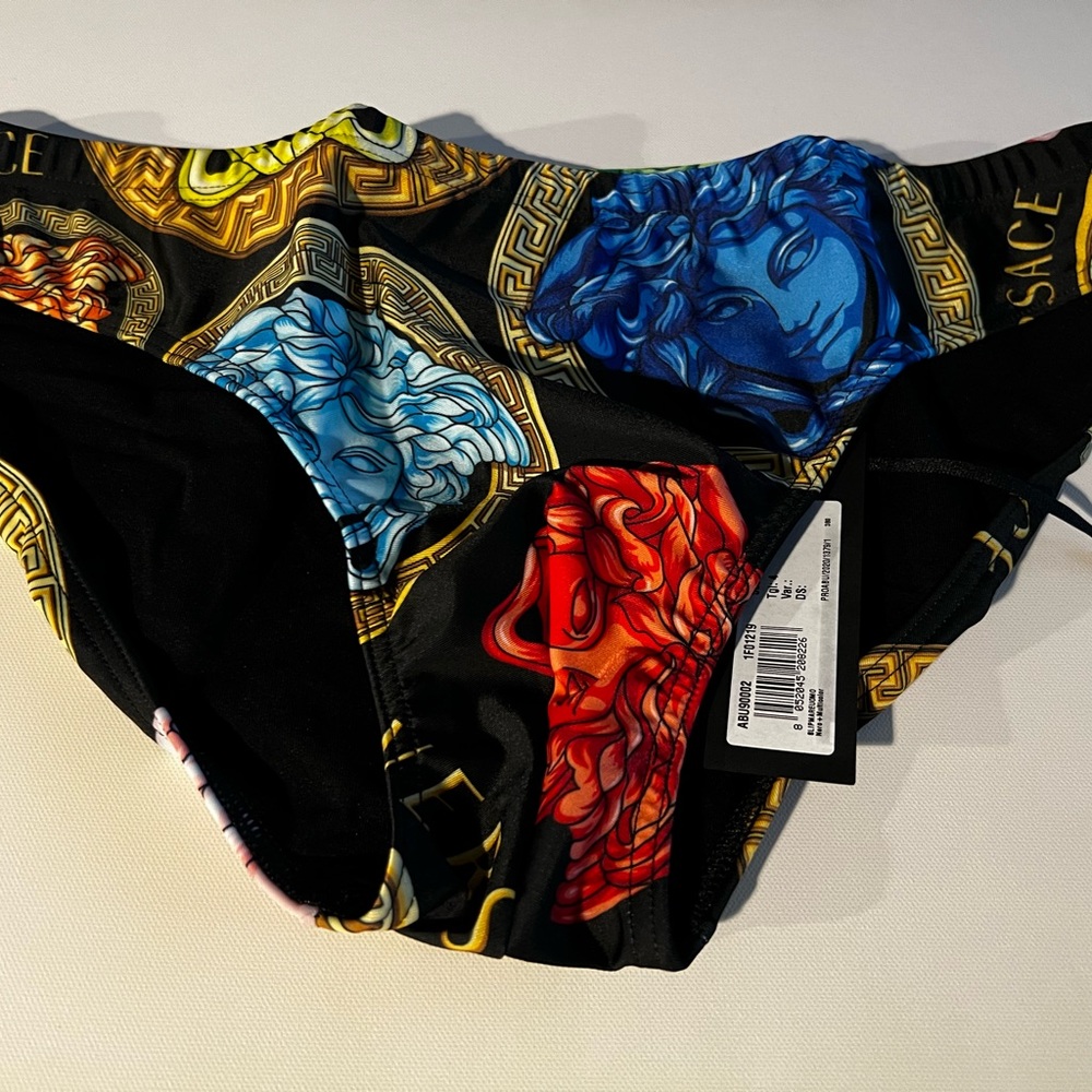 Versace Men’s Medusa Amplified Print Swim Brief